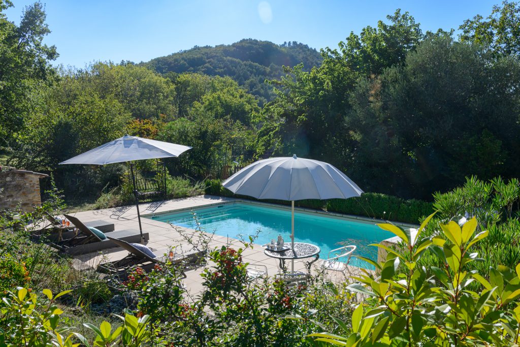 Piscine en pleine nature